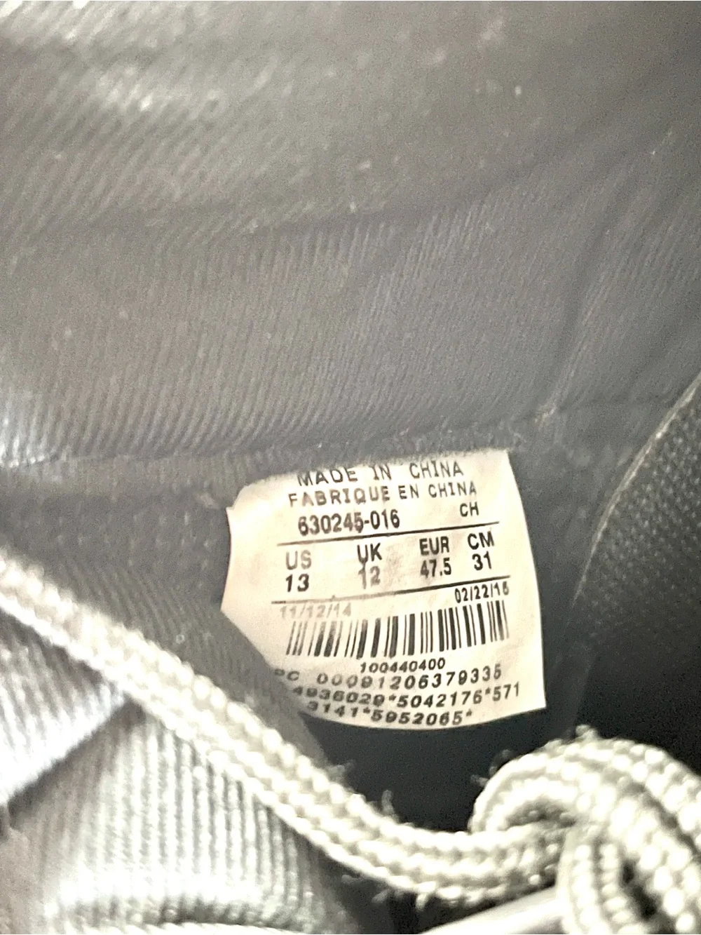 Nike Air Jordan 11 Retro Bred Men’s Size 13
